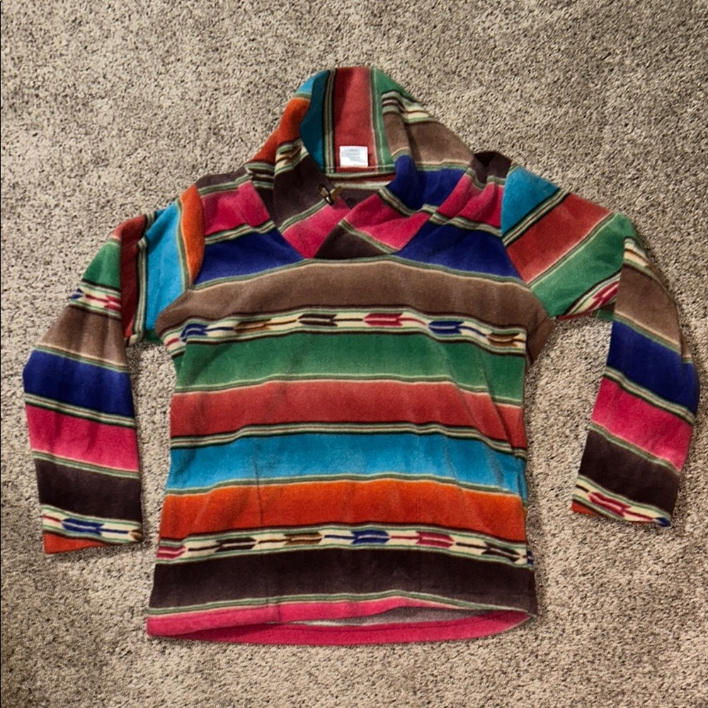 Serape Fleece Pull-Over
